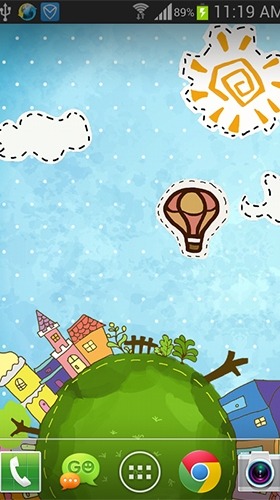 Cartoon City Android Wallpaper Image 1