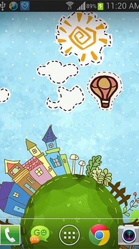 Cartoon City Android Wallpaper Image 2