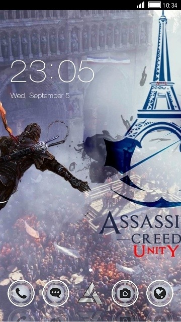 Assassin Creed CLauncher Android Theme Image 1