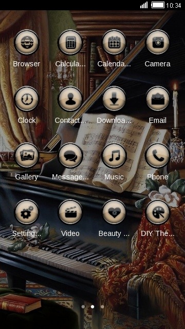 Piano CLauncher Android Theme Image 2