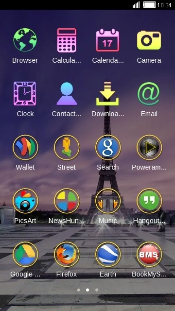 Eiffel Tower CLauncher Android Theme Image 2