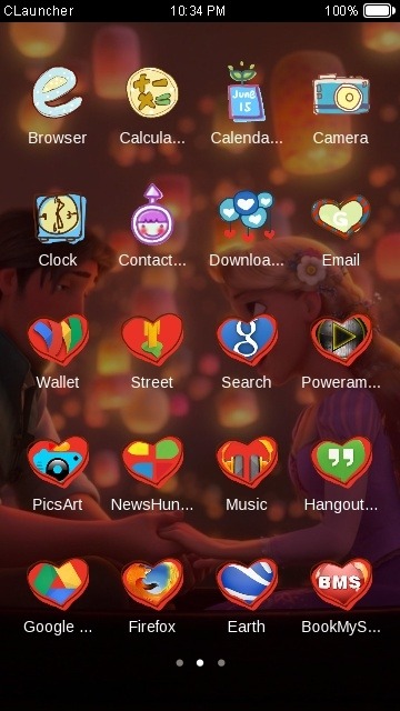 Tangled CLauncher Android Theme Image 2