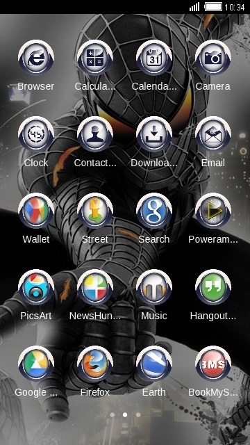 Spider Man CLauncher Android Theme Image 2