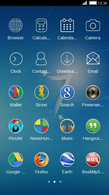 Windows 7 CLauncher Android Theme Image 2