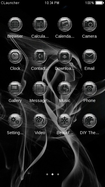 Smoky Grim CLauncher Android Theme Image 2
