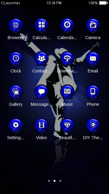 MJ CLauncher Android Theme Image 2