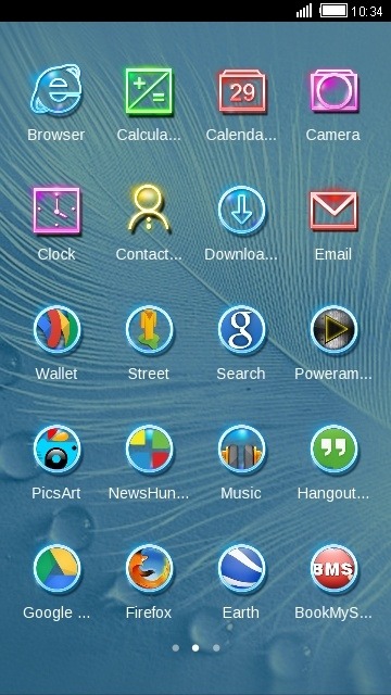 Feather CLauncher Android Theme Image 2