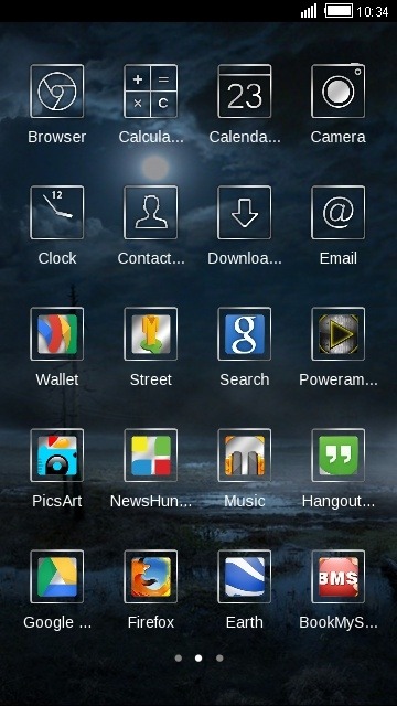 Night CLauncher Android Theme Image 2