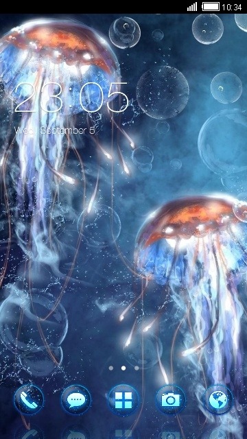 Jellyfish CLauncher Android Theme Image 1
