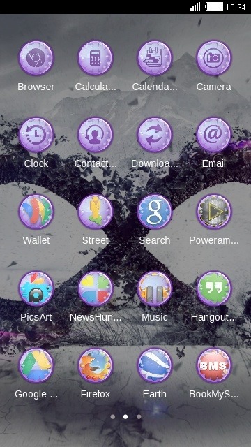 Abstract CLauncher Android Theme Image 2
