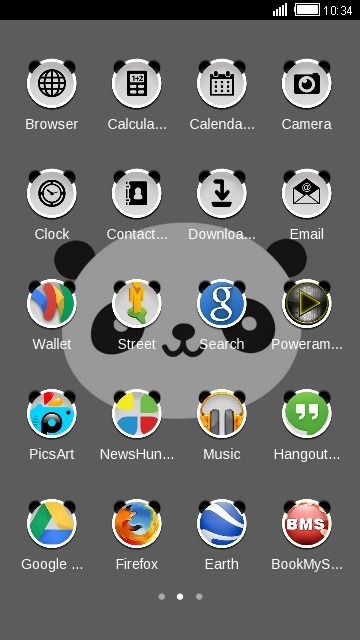 Panda CLauncher Android Theme Image 2