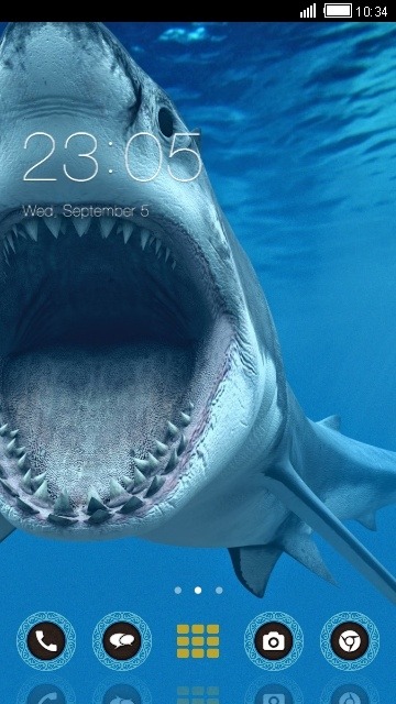 Shark CLauncher Android Theme Image 1