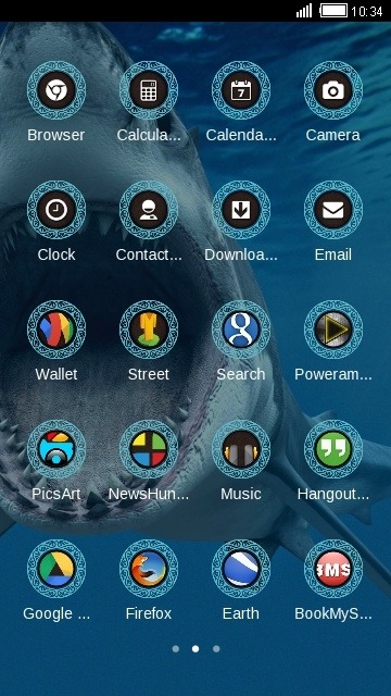 Shark CLauncher Android Theme Image 2