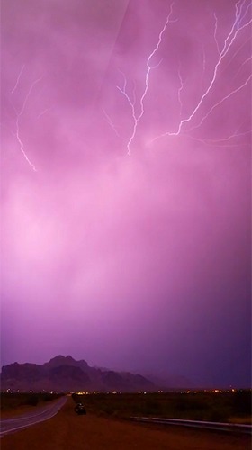 Lightning 3D Android Wallpaper Image 1
