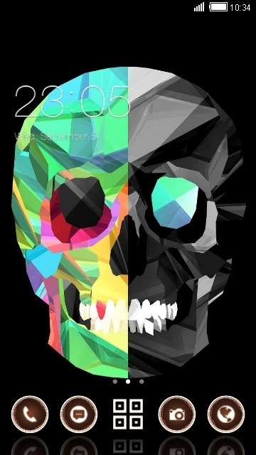 Skull CLauncher Android Theme Image 1