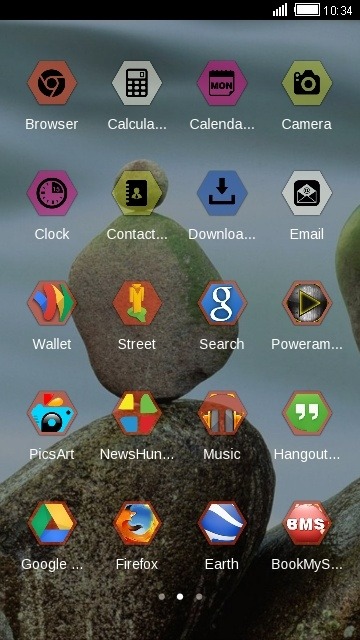 Rocks CLauncher Android Theme Image 2