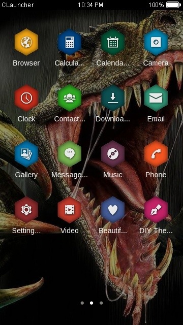 Dinosaur CLauncher Android Theme Image 2