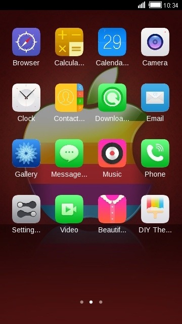 Apple CLauncher Android Theme Image 2