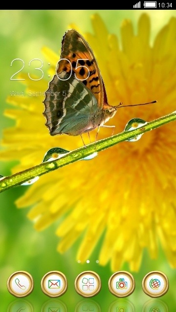 Butterfly CLauncher Android Theme Image 1