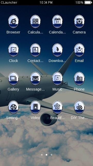 Flight CLauncher Android Theme Image 2