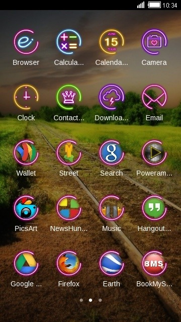 Railway Track CLauncher Android Theme Image 2