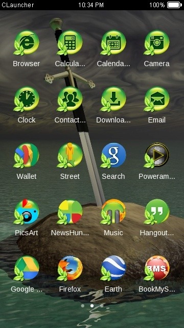 Sword In The Stone CLauncher Android Theme Image 2