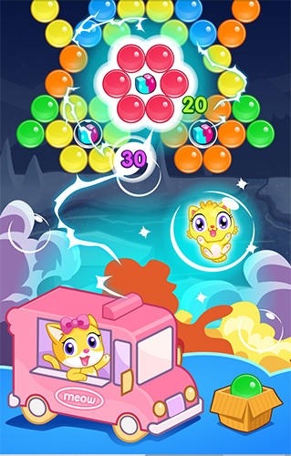 Meow Pop: Kitty Bubble Puzzle Android Game Image 3