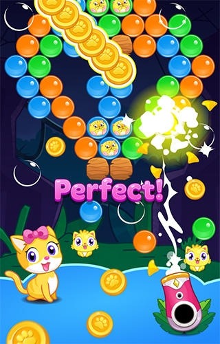 Meow Pop: Kitty Bubble Puzzle Android Game Image 4