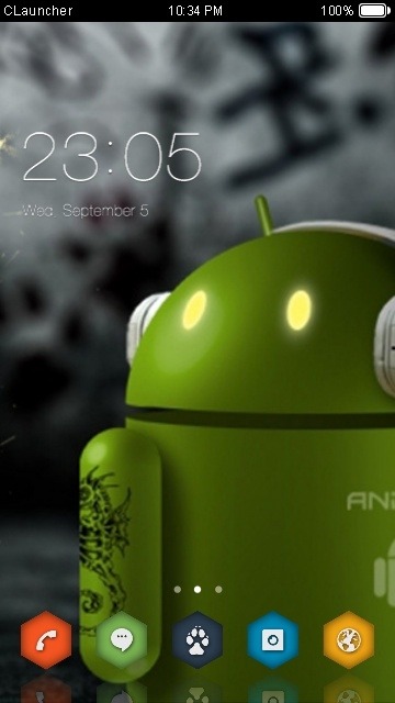 Android CLauncher Android Theme Image 1