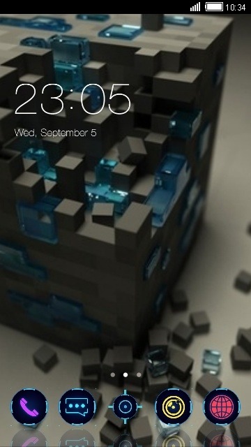 Cube CLauncher Android Theme Image 1