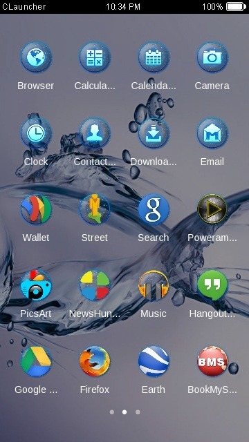 Liquidity CLauncher Android Theme Image 2