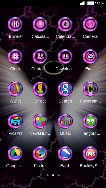 Angel CLauncher Android Theme Image 2
