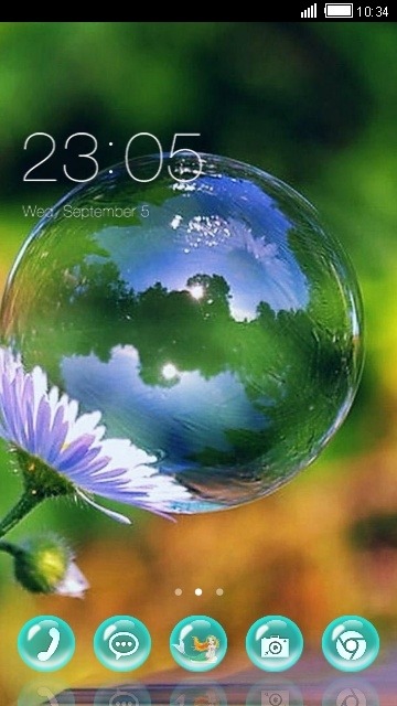 Bubble CLauncher Android Theme Image 1