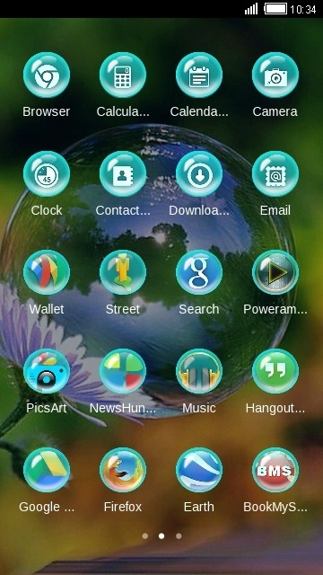 Bubble CLauncher Android Theme Image 2