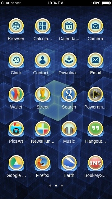 Cubes CLauncher Android Theme Image 2