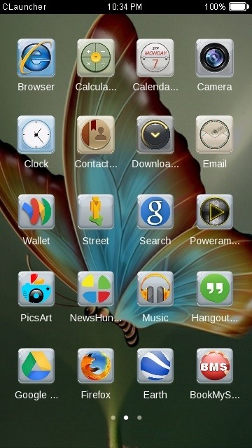 Butterfly CLauncher Android Theme Image 2
