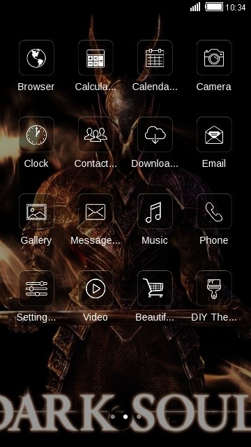 Dark Soul CLauncher Android Theme Image 2