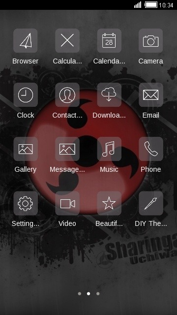 Sharingan CLauncher Android Theme Image 2