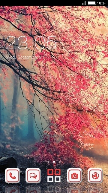 Autumn CLauncher Android Theme Image 1