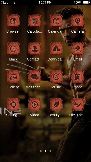 Wolverine CLauncher Android Theme Image 2