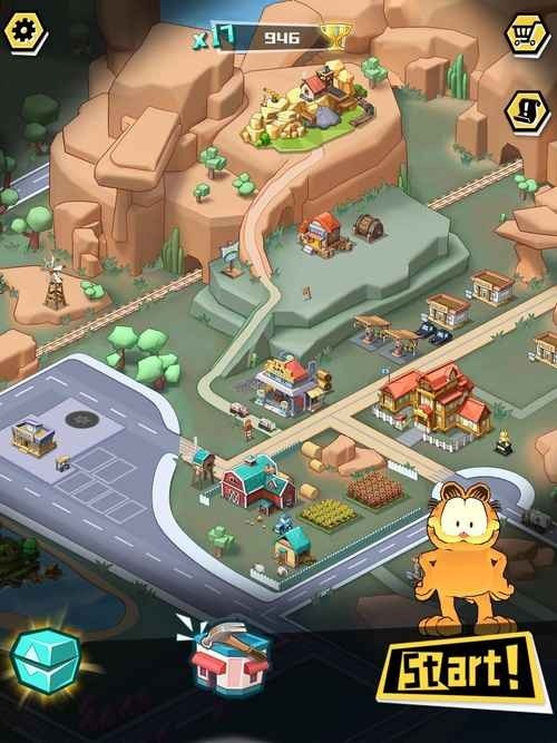 Garfield Run: Road Tour Android Game Image 2