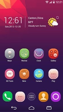 Glorious Go Launcher Android Theme Image 1