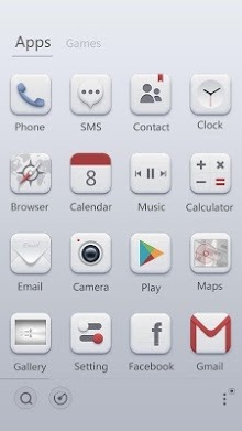 Pale Go Launcher Android Theme Image 2