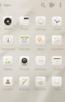 Soft Cream Go Launcher Android Theme Image 2