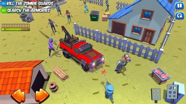 Zombie Squad: Crash Racing Pickup Android Game Image 4