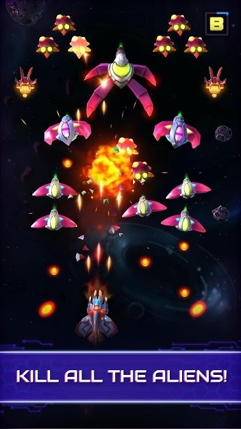 Neonverse Invaders Shoot &#039;Em Up: Galaxy Shooter Android Game Image 1
