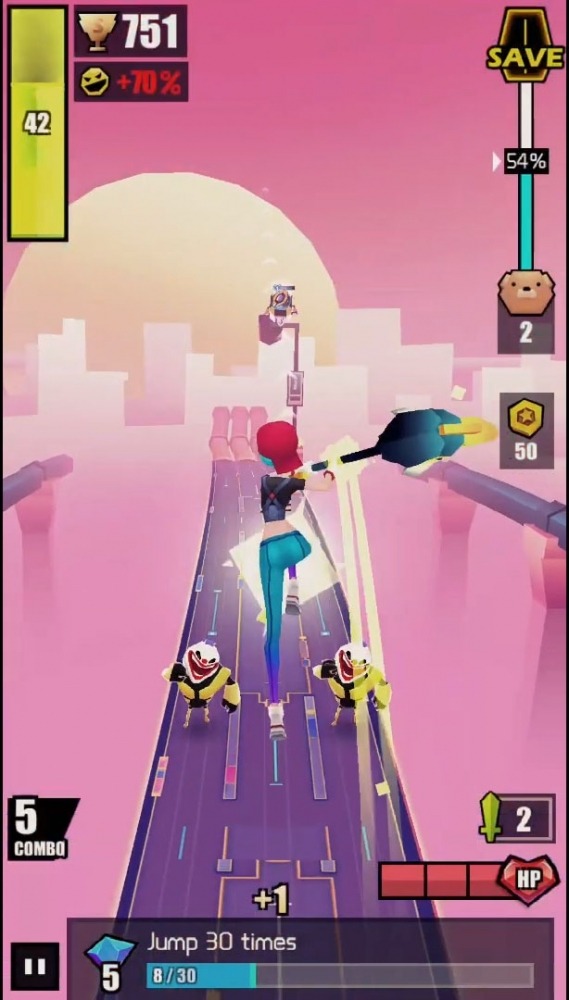 Slash &amp; Girl - Joker World Android Game Image 3