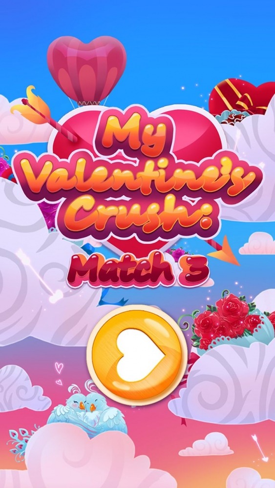 My Valentine&#039;s Crush: Match 3 Android Game Image 1