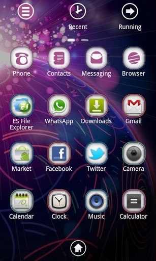 WIDE Go Launcher Android Theme Image 2