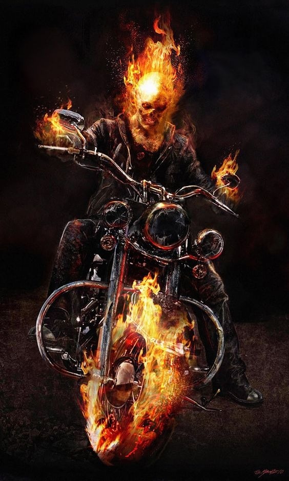 Ghost Rider Mobile Phone Wallpaper Image 1